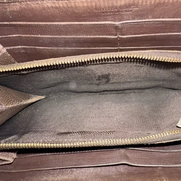 Authentic Bottega Veneta Brown Intrecciato Long Zippy Wallet - Picture 12 of 14